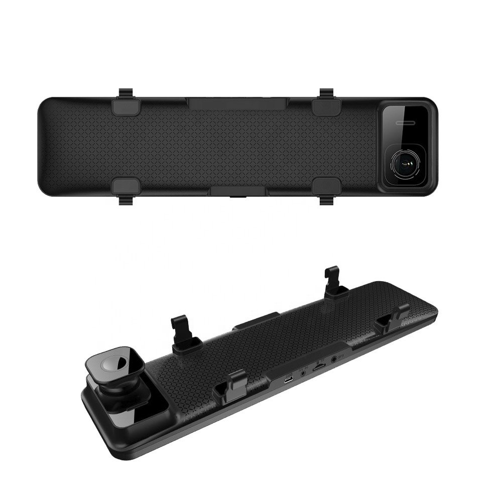 12 Inch 4K+1080P Dual Lens Rearview Mirror Car Dvr Video Recorder Reverse Dash Camera Dash Cam Front and Rear 4k With GPS WiFi
