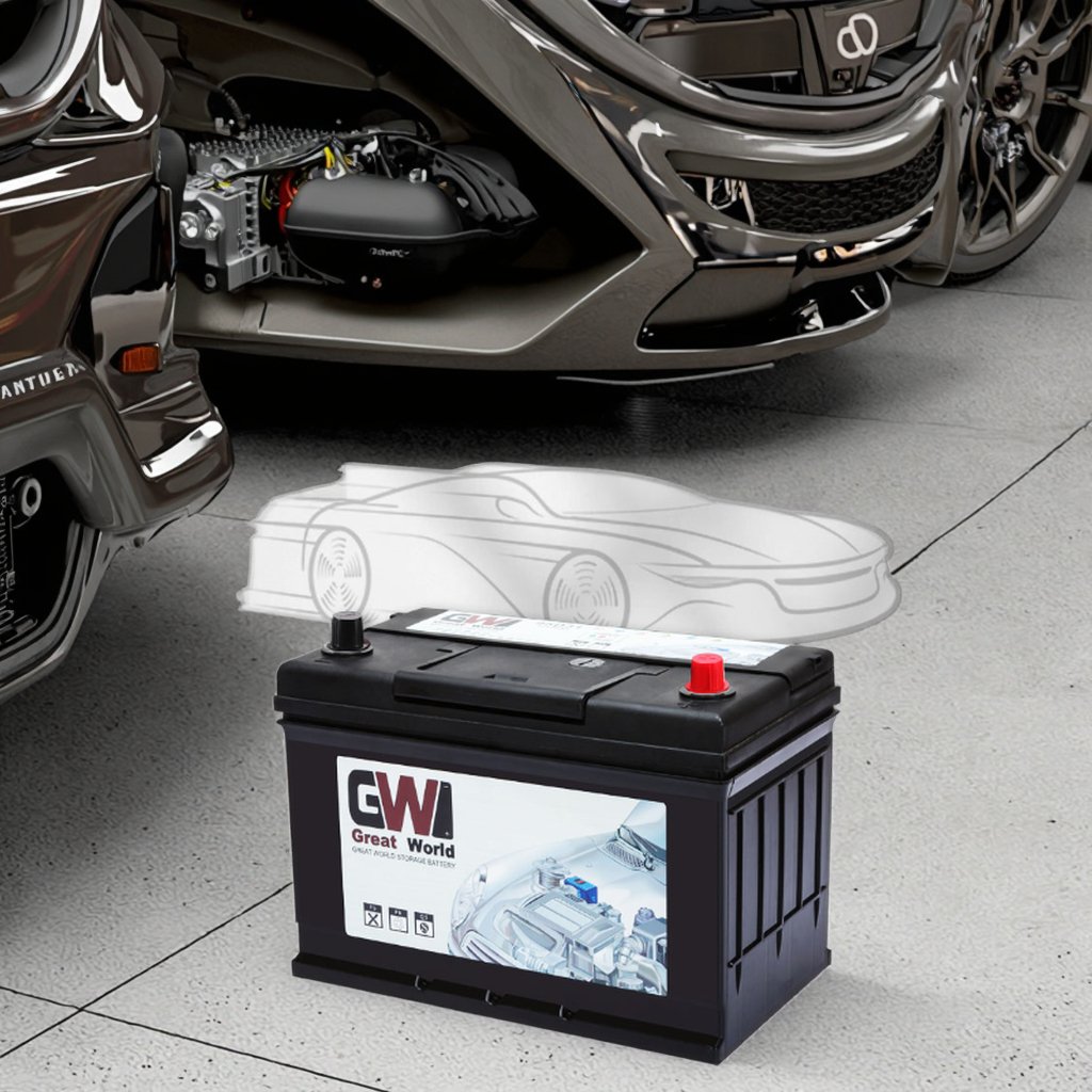 Wholesale 12V 50AH New Electric Car Battery Western Automotive Topower Lead Acid Battery Jump Start Auto Battery