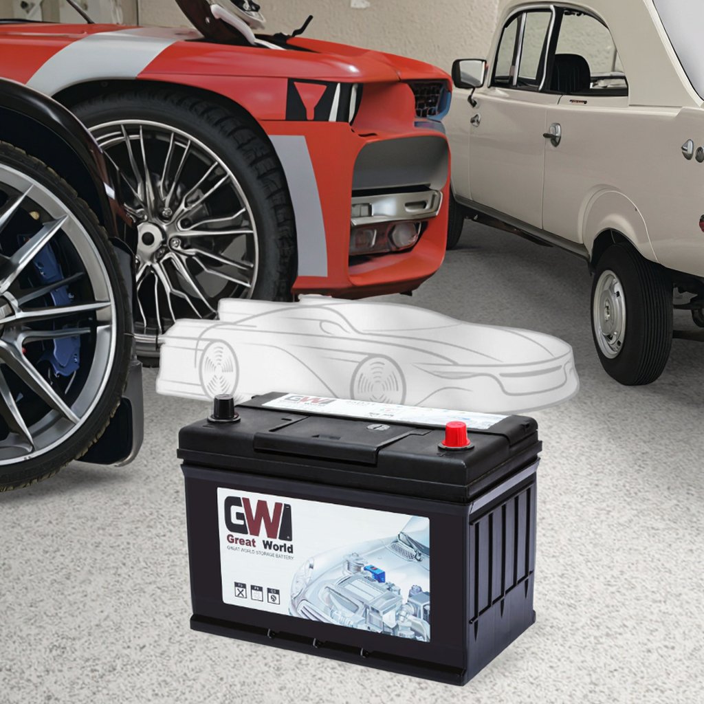 Wholesale 12V 50AH New Electric Car Battery Western Automotive Topower Lead Acid Battery Jump Start Auto Battery