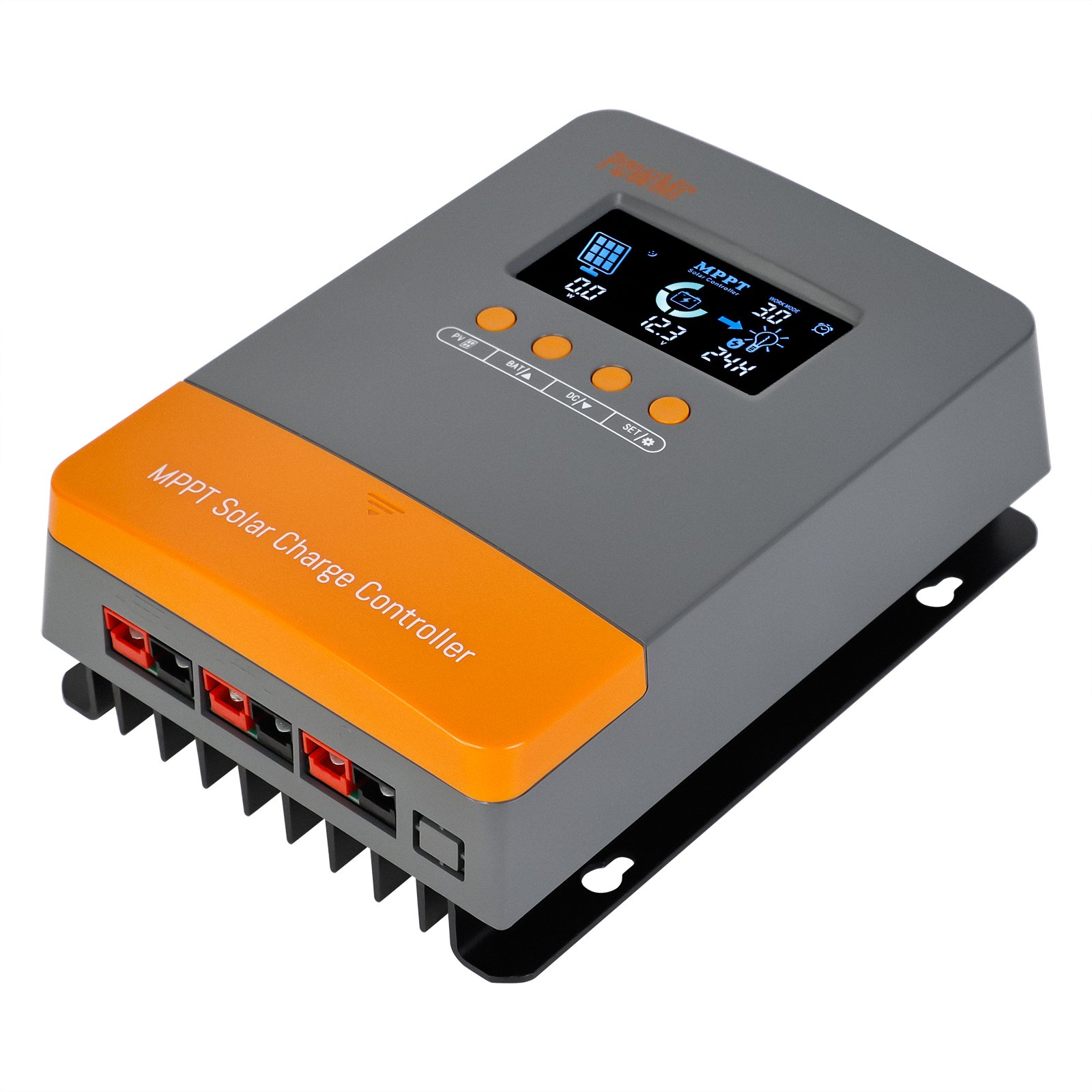 PowMr High Charging Efficiency 60A Solar System Charge Controller Max PV Input 160Vdc Solar Charge Controller