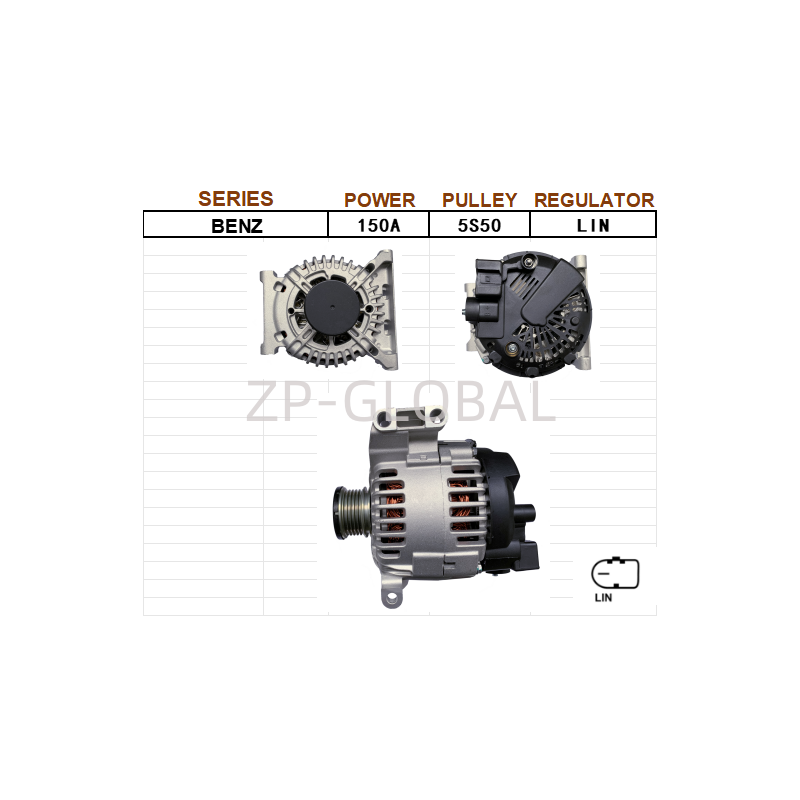 Starter and Alternator Parts for Cars A6401540402 for Mercedes Benz A160 A180 A200 B200