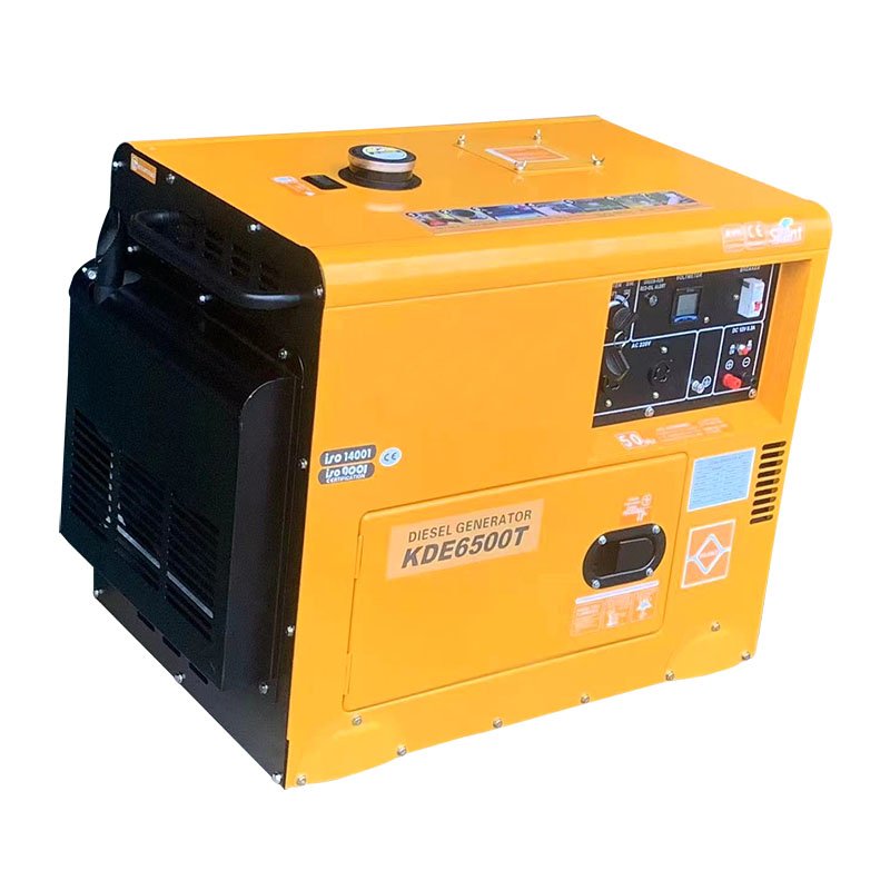 Air-cooled diesel Generator Set 3KW5KW8KW Single-phase Three-phase 220V500V Electric Starter Household Small Static Speaker