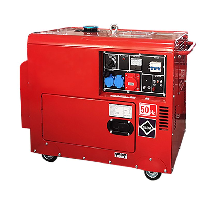 Air-cooled diesel Generator Set 3KW5KW8KW Single-phase Three-phase 220V500V Electric Starter Household Small Static Speaker