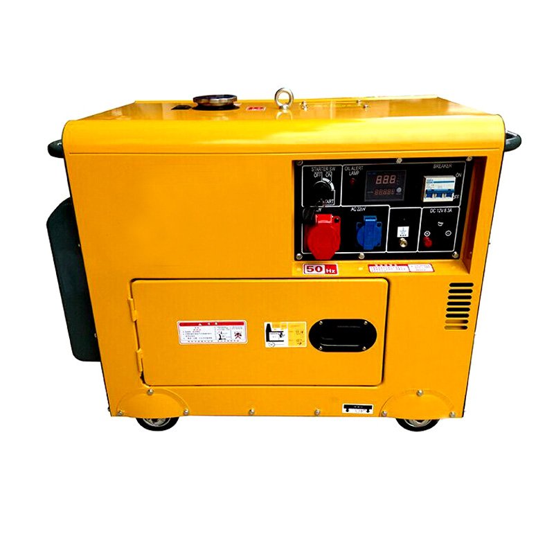 Air-cooled diesel Generator Set 3KW5KW8KW Single-phase Three-phase 220V500V Electric Starter Household Small Static Speaker