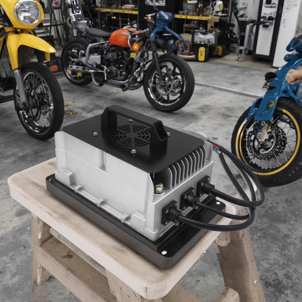 48v 60v 72v 44a 3.3 Kw On-Board Battery Charger Electric Auto Min Bus Golf Cart Forklift Charger