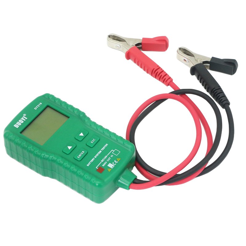 DY219 Digital 12V Auto Battery Tester Plastic Analyzer Diagnostic Machine for Cars and Motorcycles