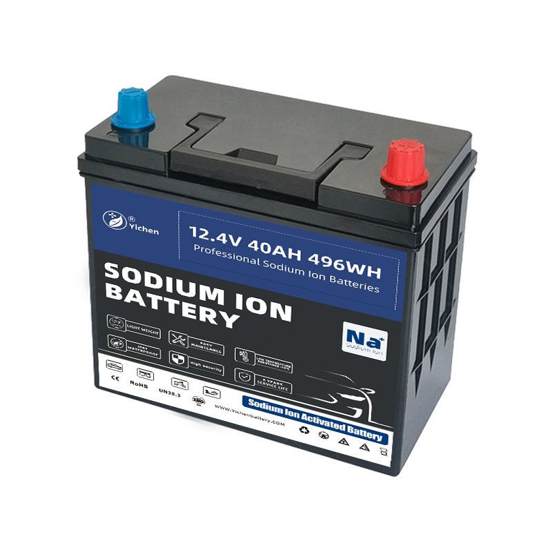New Design Car Starting Sodium Ion Battery 12.4V 40Ah with Grade a SIB Cells