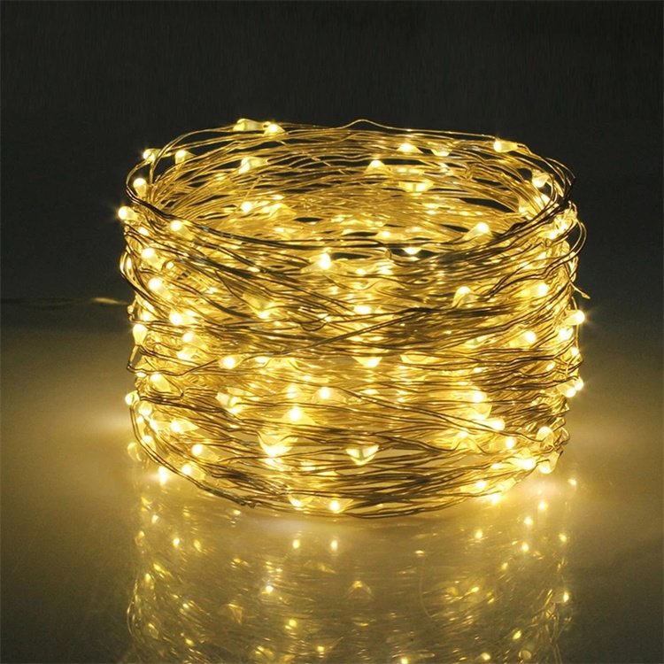 5M Led Copper Wire String Lights Battery Waterproof Holiday Gift Box Decorative Lights Bouquet String Lights