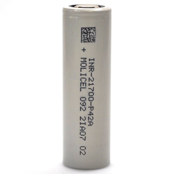 INR21700 Original 3.6V MOLICEL P42A 4200mAh Max 45A Discharge -40 Degrees Discharge Low Temperature Battery Made in Taiwan