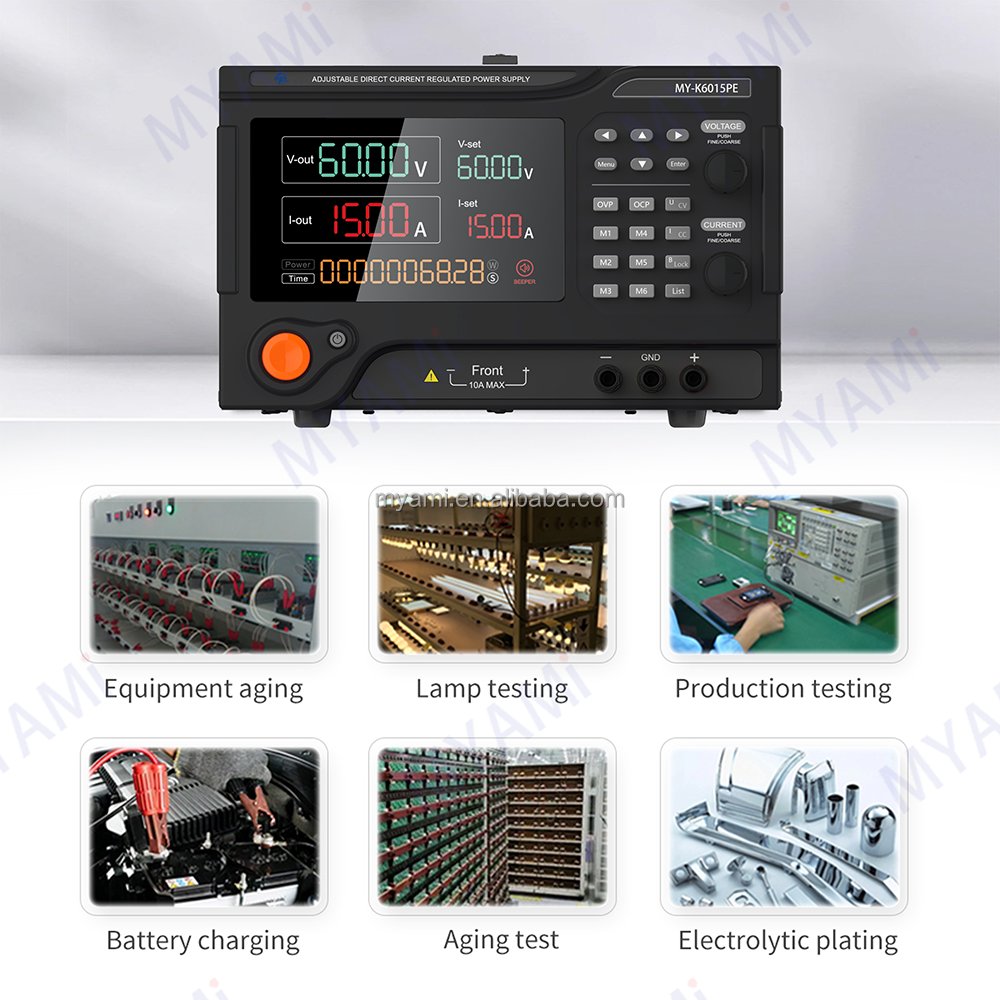 MYAMI 60V 10A 15A 20A 30A 50A 60A 100A Desktop Adjustable Dc Power Supply Programmable Laboratory Variable Bench Dc Power Supply