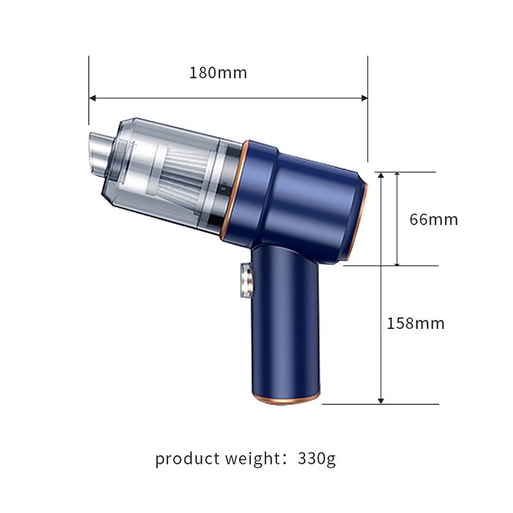 Popular Rechargeable Mini USB Wireless Handheld Portable Home Auto LT117 Hair Car Vacuum Cleaner for Car Home Cleaning