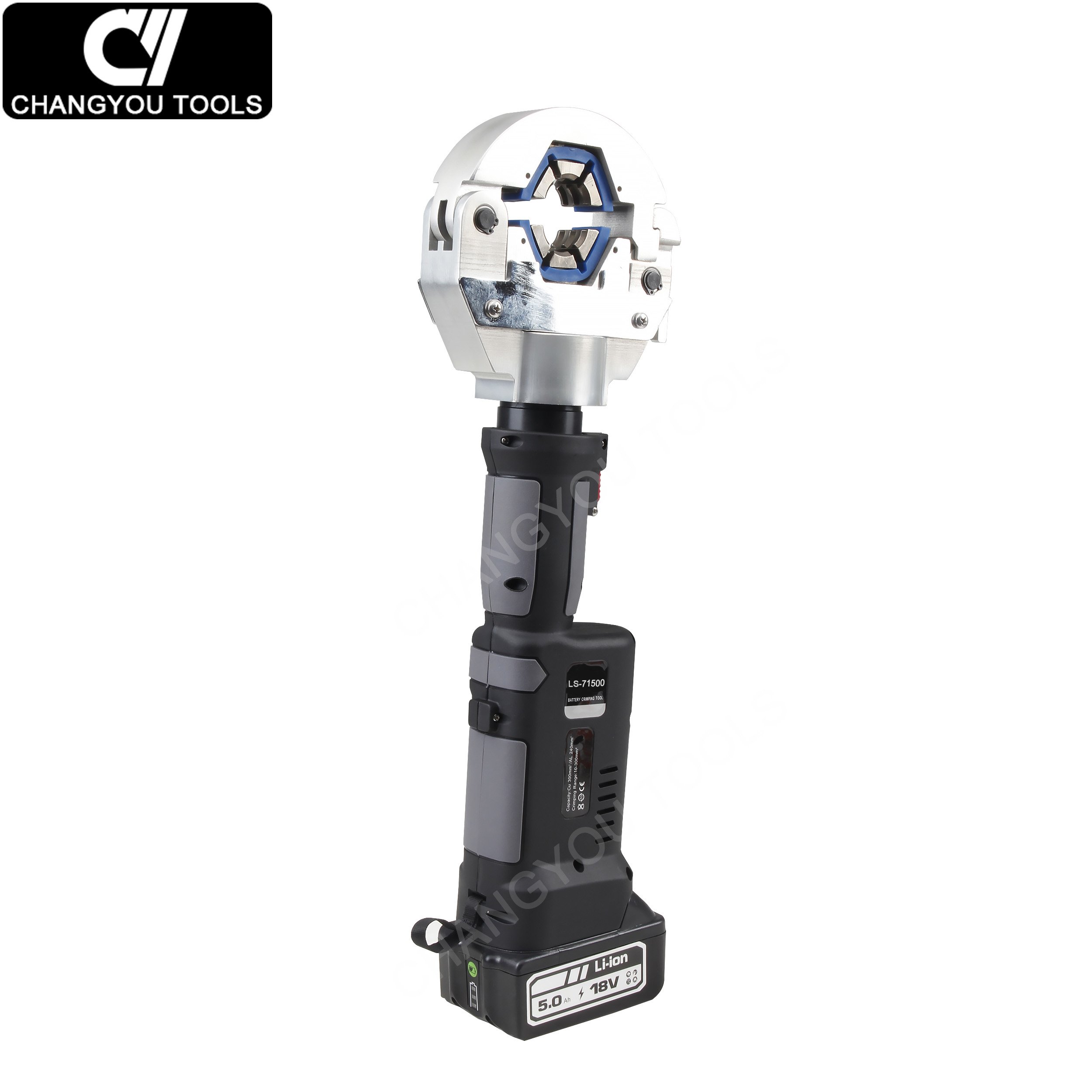 LS-71500 Battery Hvac Tool Hydraulic A/C Hose Crimper for Hexagonal Crimping Type for Air Conditional Hoses