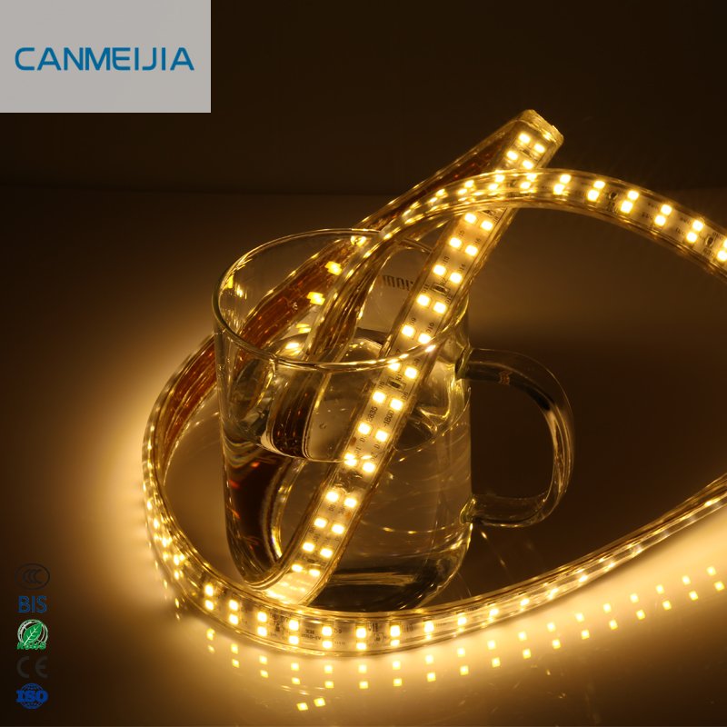 SMD2835 Kit 220V 156leds/m 180leds Striplights Batterie Neon Color Bedroom Room Lights Flex Waterproof IP68 SMD 2835 Led Strip