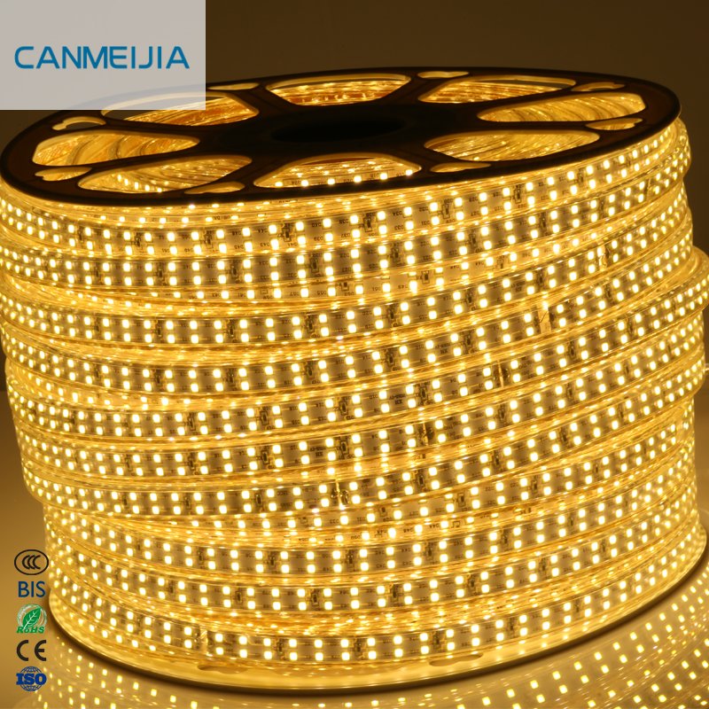SMD2835 Kit 220V 156leds/m 180leds Striplights Batterie Neon Color Bedroom Room Lights Flex Waterproof IP68 SMD 2835 Led Strip