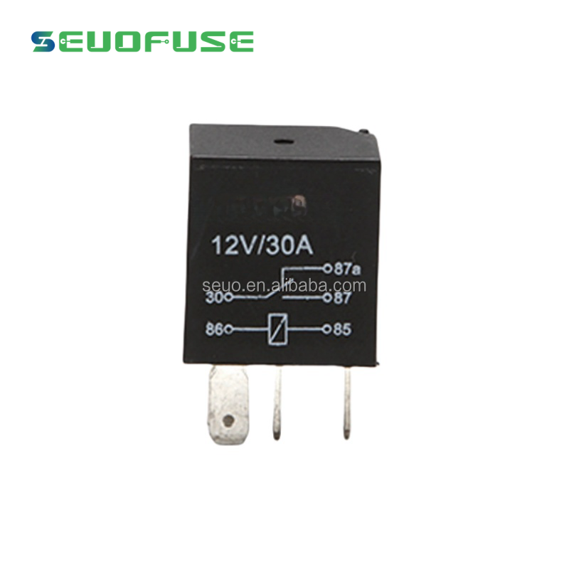 4 Pin 12V 30A Ptc Starter Relay Multi-Purpose Automotive Relay Heavy Duty Standard Relay for Car Motor