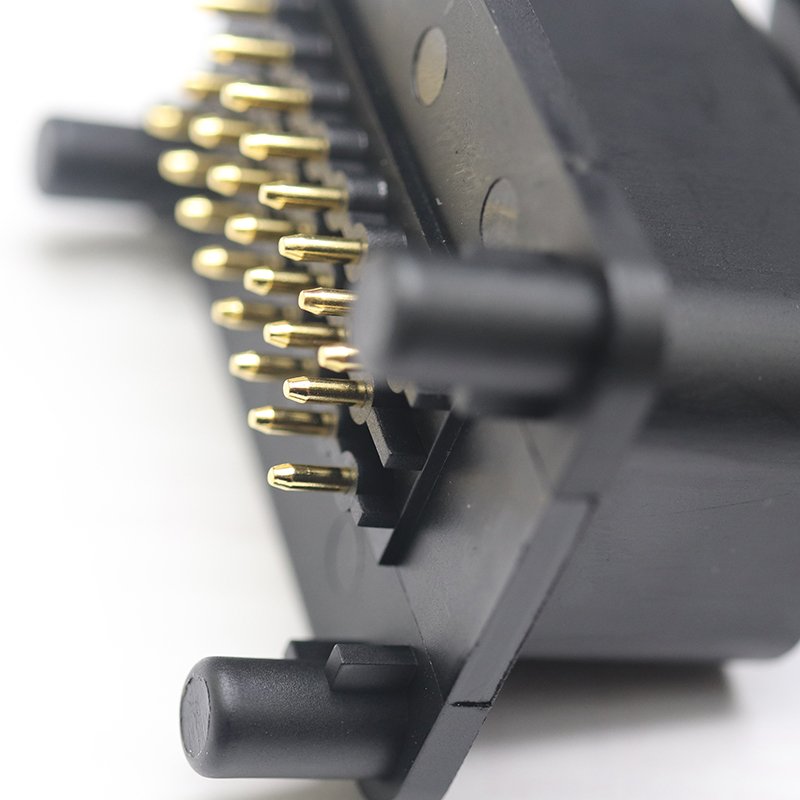 High quality three row 3x6p 3x9p 3x10p automotive black connectors PBT black Pin header 3 rows 3x23p PCB barrier terminal block