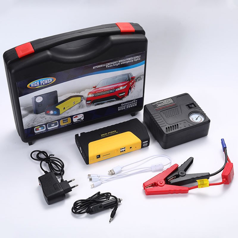 TM15Portable 5800MAH Amp Car Forced Start Battery Power Bank Charger 12VJump Startercompressor and Air Compressor