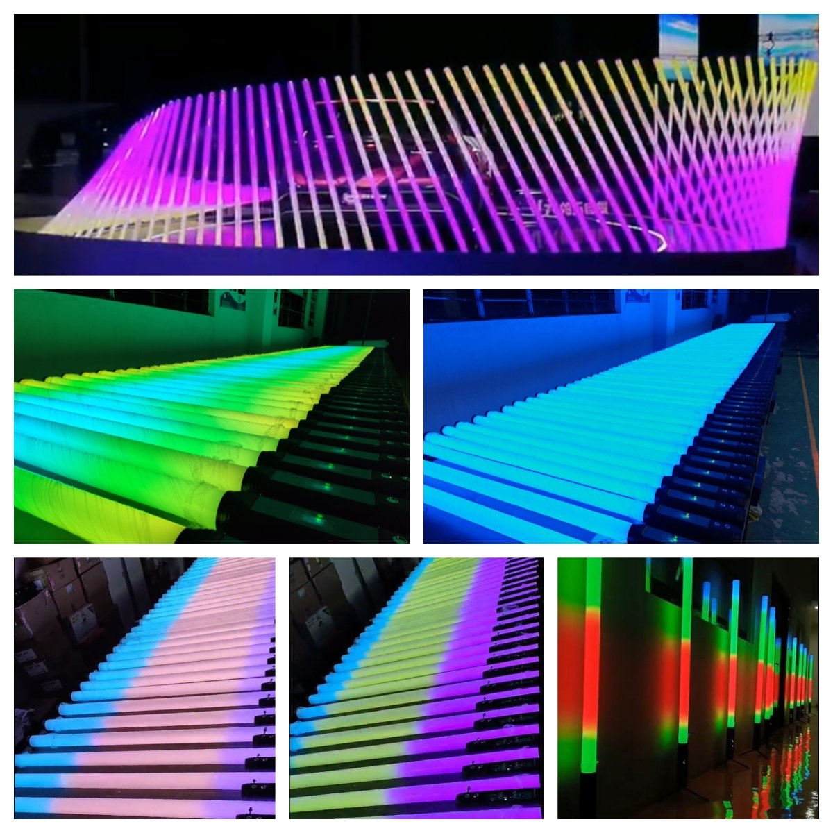 IP65 360 Pixel LED Sticks Light Waterproof Battery Wireless DMX Outdoor Led Tubes DJ Uplights for Wedding Party