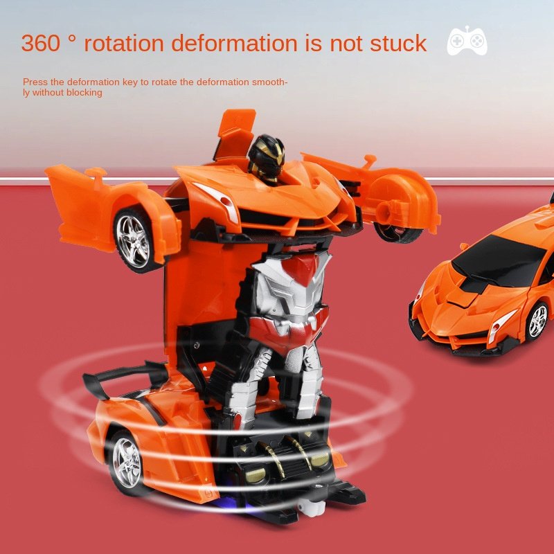 Deformation Robot Remote Control Car Electric Sports Auto Model Racing Rc Drift Car with Light Toy for Children Gift