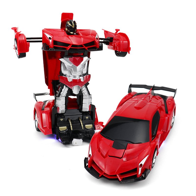 Deformation Robot Remote Control Car Electric Sports Auto Model Racing Rc Drift Car with Light Toy for Children Gift