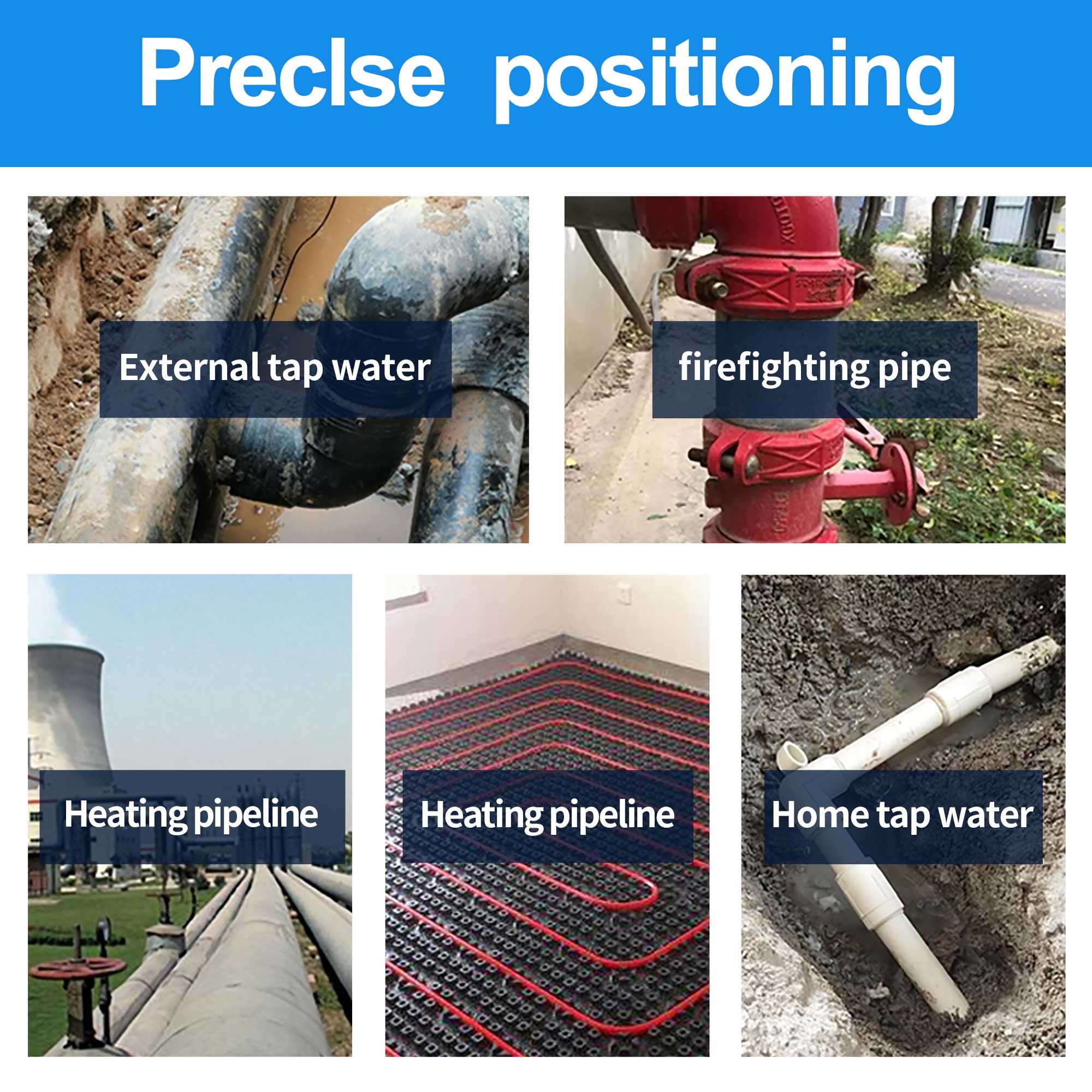 PQWT-L7000 Best and Latest Outdoor Pipe Leak Detector Top Selling Water Leak Detector Ble Panel Pipe Line Water Leaking Detector