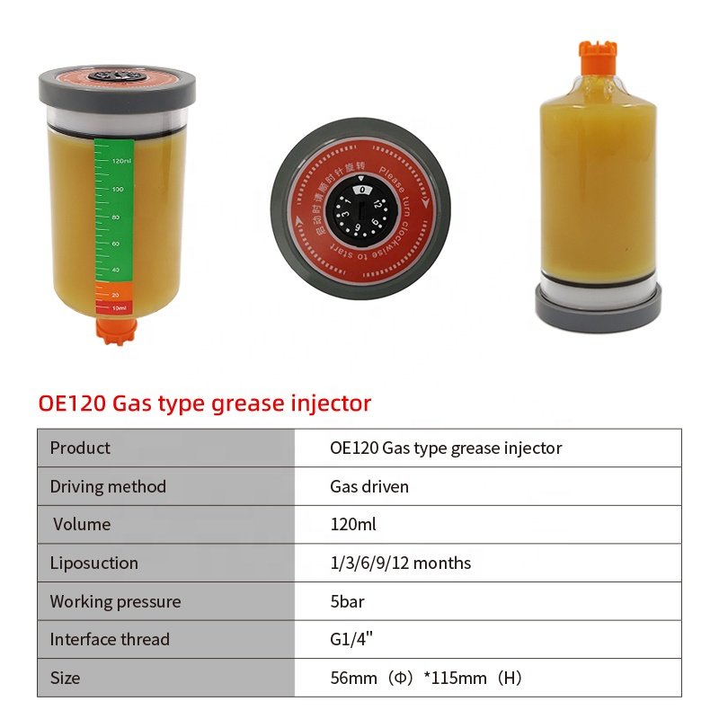 Auto Grease Feeder Battery Powered Automatic Single Point Grease Lubricator