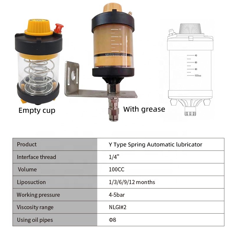 Auto Grease Feeder Battery Powered Automatic Single Point Grease Lubricator