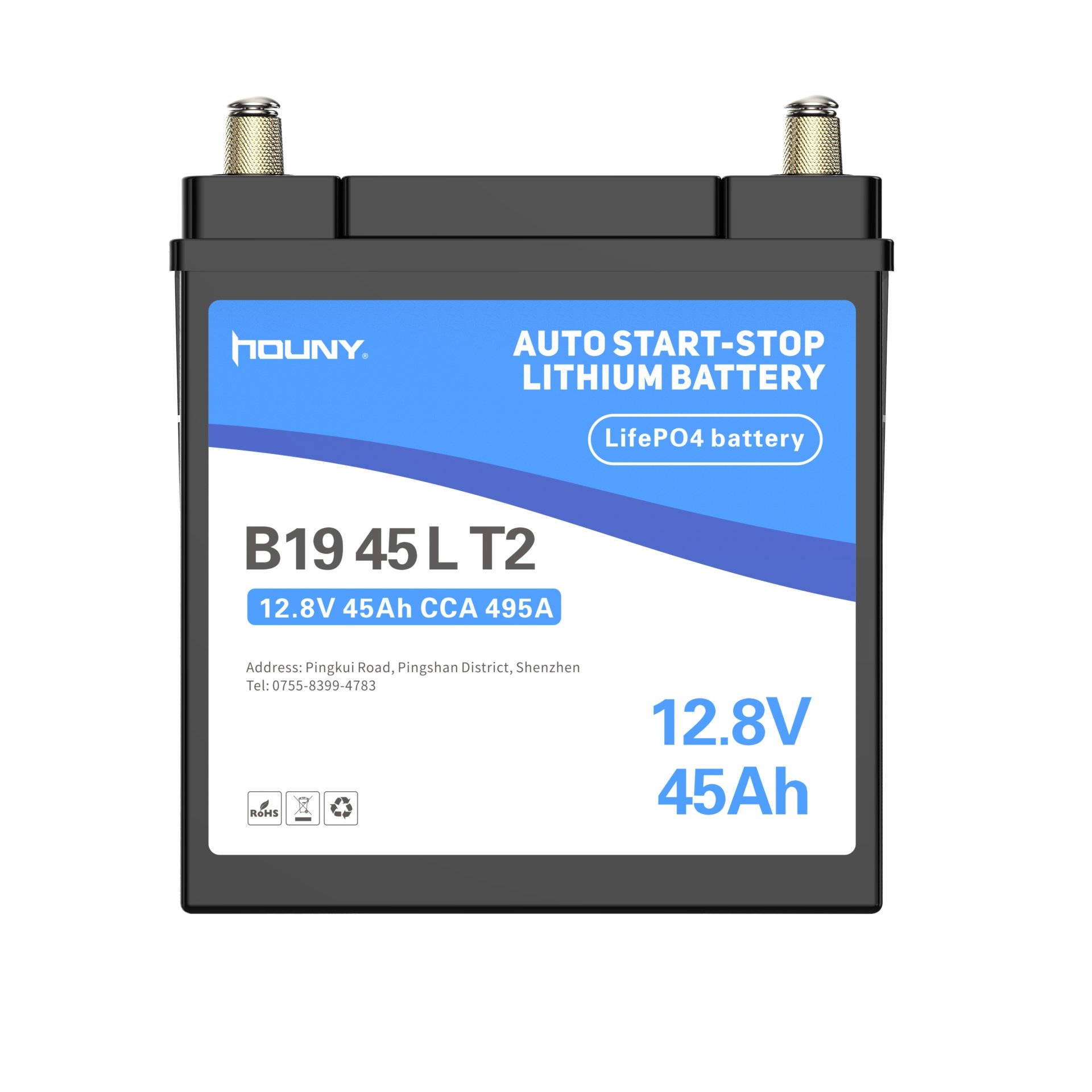 Battery Auto 12volt Lithium Polymer Battery Powerful for Car Start Stop 45ah--165ah Lifepo4