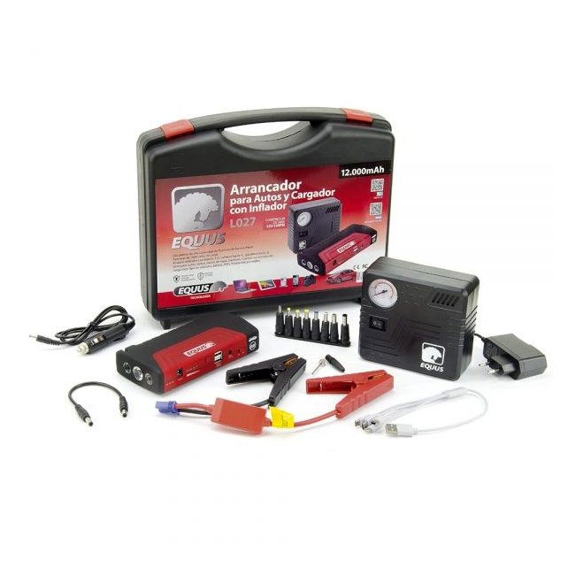 Wholesale High Power Lithium Ion Battery 50800mAh Portable Car Jump Starter and air Pump Jump Starter
