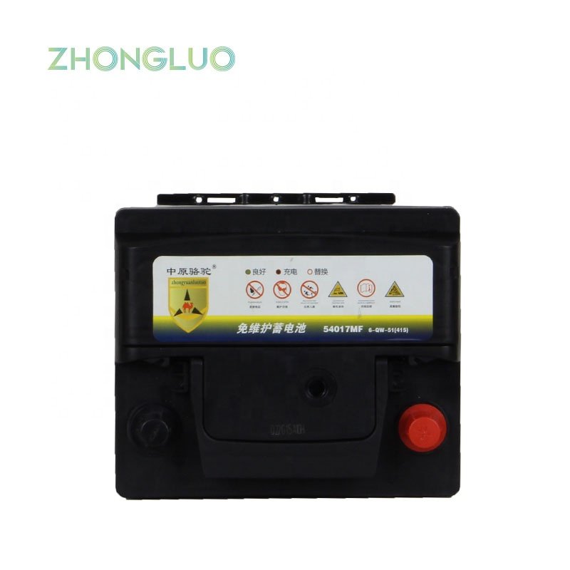 12V 48ah 54017 Car Battery DIN48 Automotive Batteries Factory Wholesale G26 Auto Battery