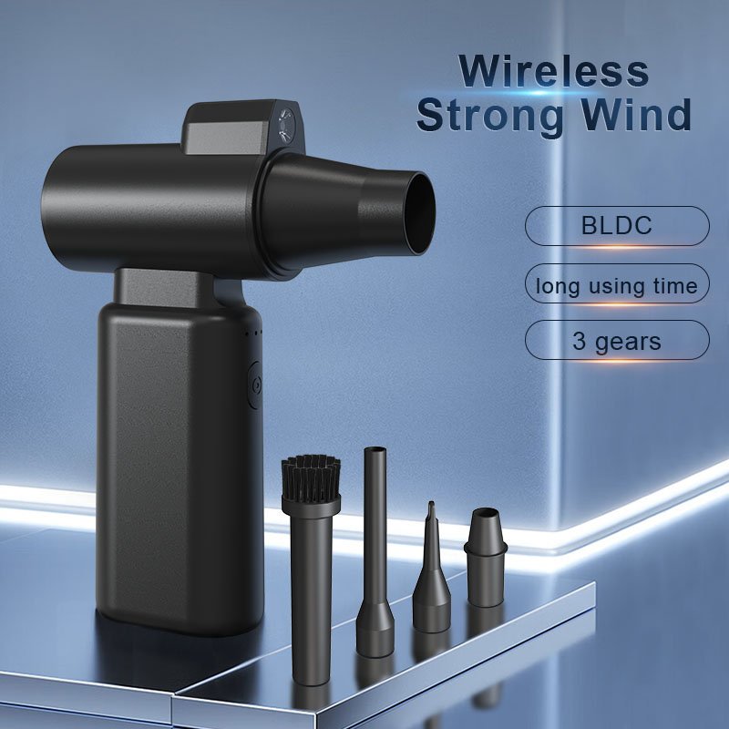 Cordless Air Duster by Jarvis Jet Blower Turbo Fan Cleaning Blower Alternative Compressed Turbo Jet Fan Blower