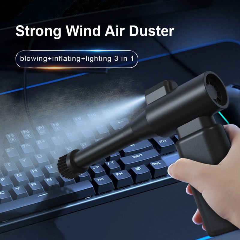 Cordless Air Duster by Jarvis Jet Blower Turbo Fan Cleaning Blower Alternative Compressed Turbo Jet Fan Blower