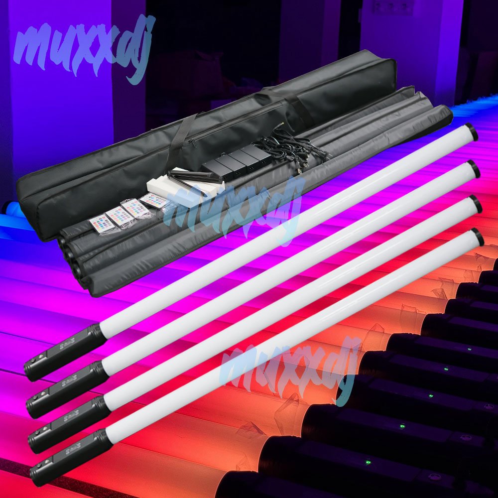 Wireless Battery Pixel LED 360 Tube Light IP65 Waterproof LED Sticks Lighting Dmx IR 28w Both Stick Lights for Party Wedding
