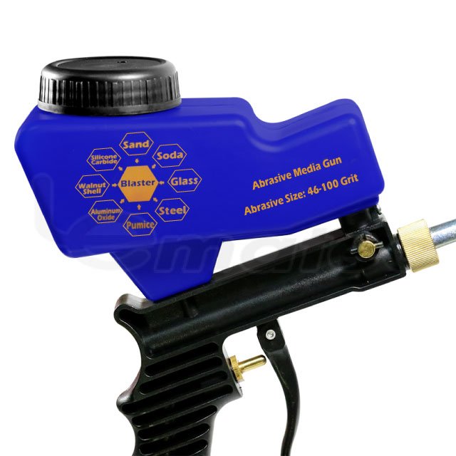 Sandblasting Sand Blasting Soda Portable Sandblaster Bead Blaster Equipment Shot Grit Mobile Sandblasted Glass Abrasive Machine