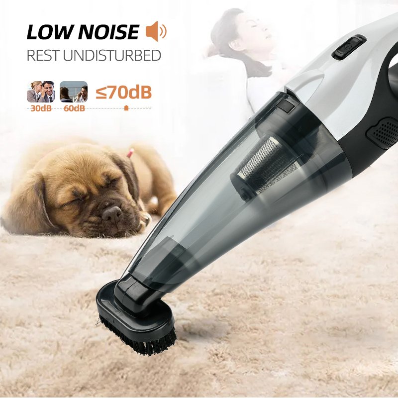 Mini Handheld Car Vaccum Cleaners Cordless Strong Power Suction Wireless and Wired Dual Use Vehicle Cleaner Cleaner Car Vacuum
