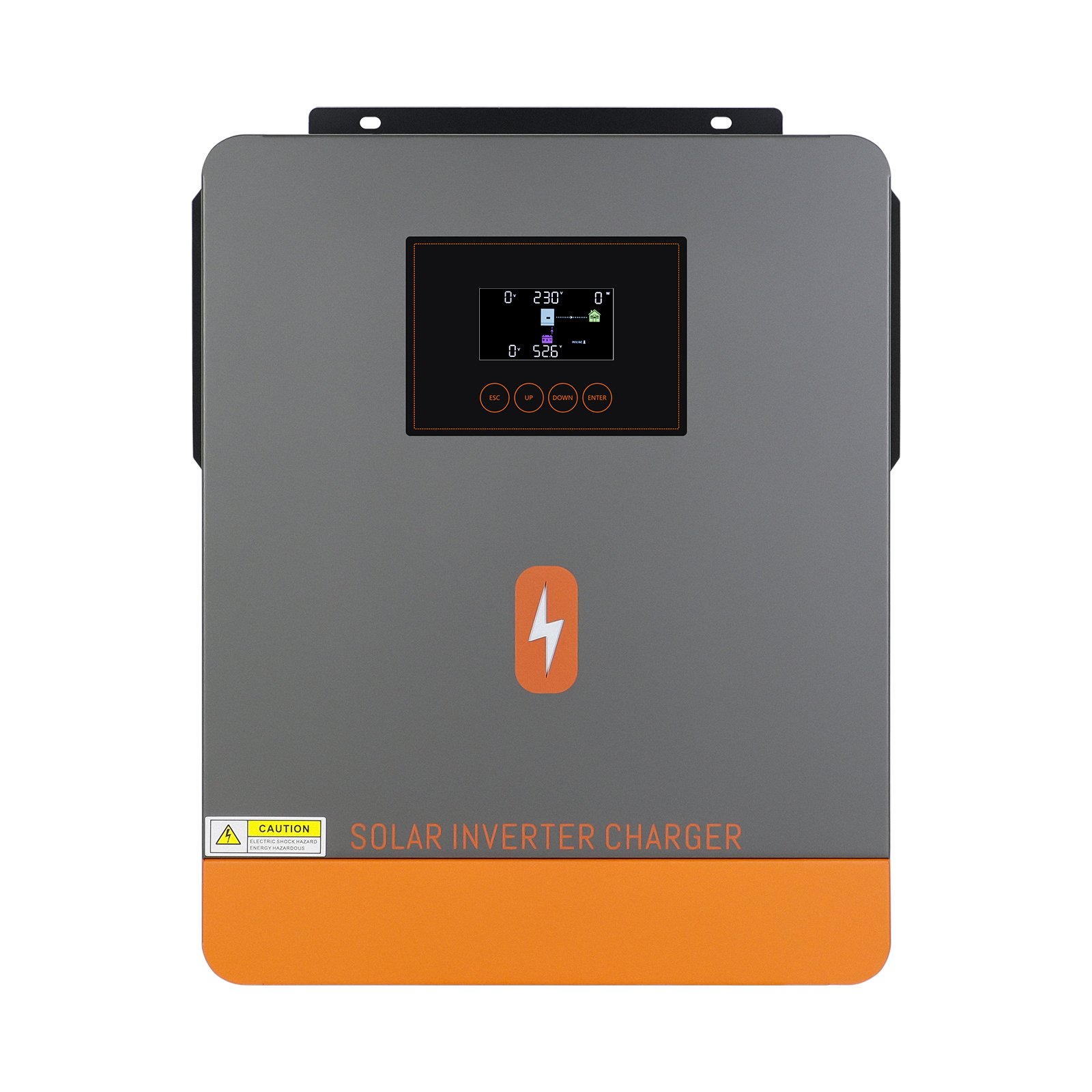 PowMr Off Grid on Grid 4.2KW 6.2KW Hybrid Solar Inverter 24V 48V 230V Double Load Output Solar Inverter