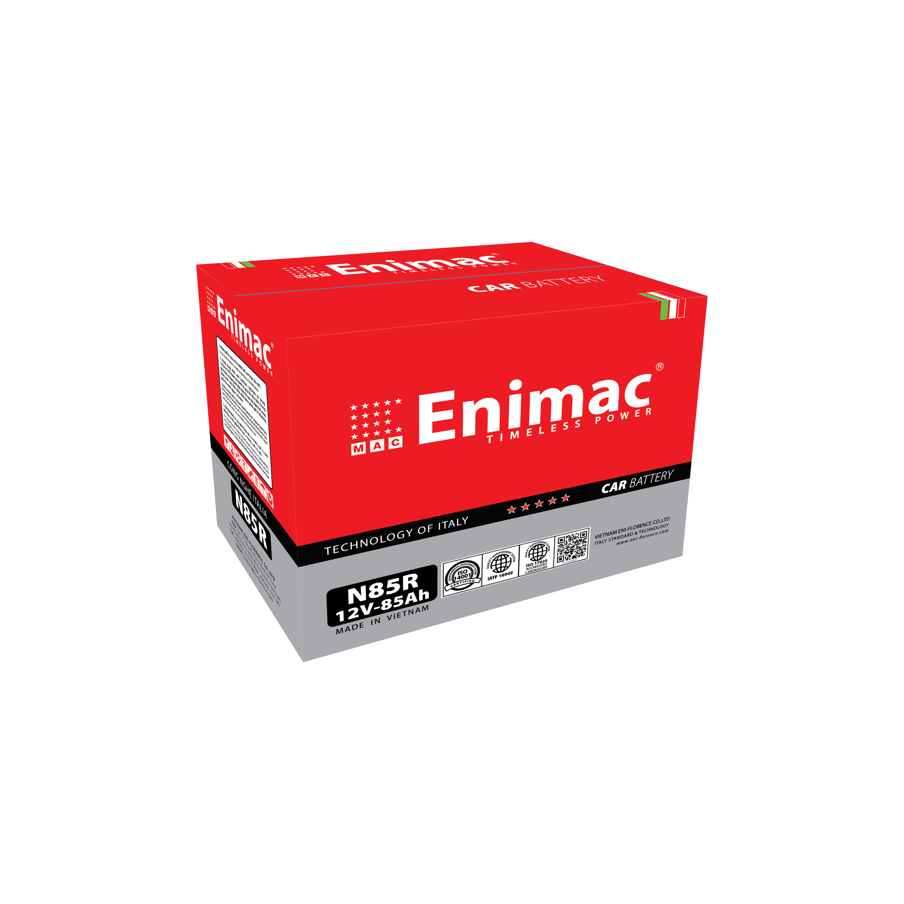Hot Sale N85R 12V 85AH Battery for Car & Truck Vessel Deep Cycle Strong Active Good Performance