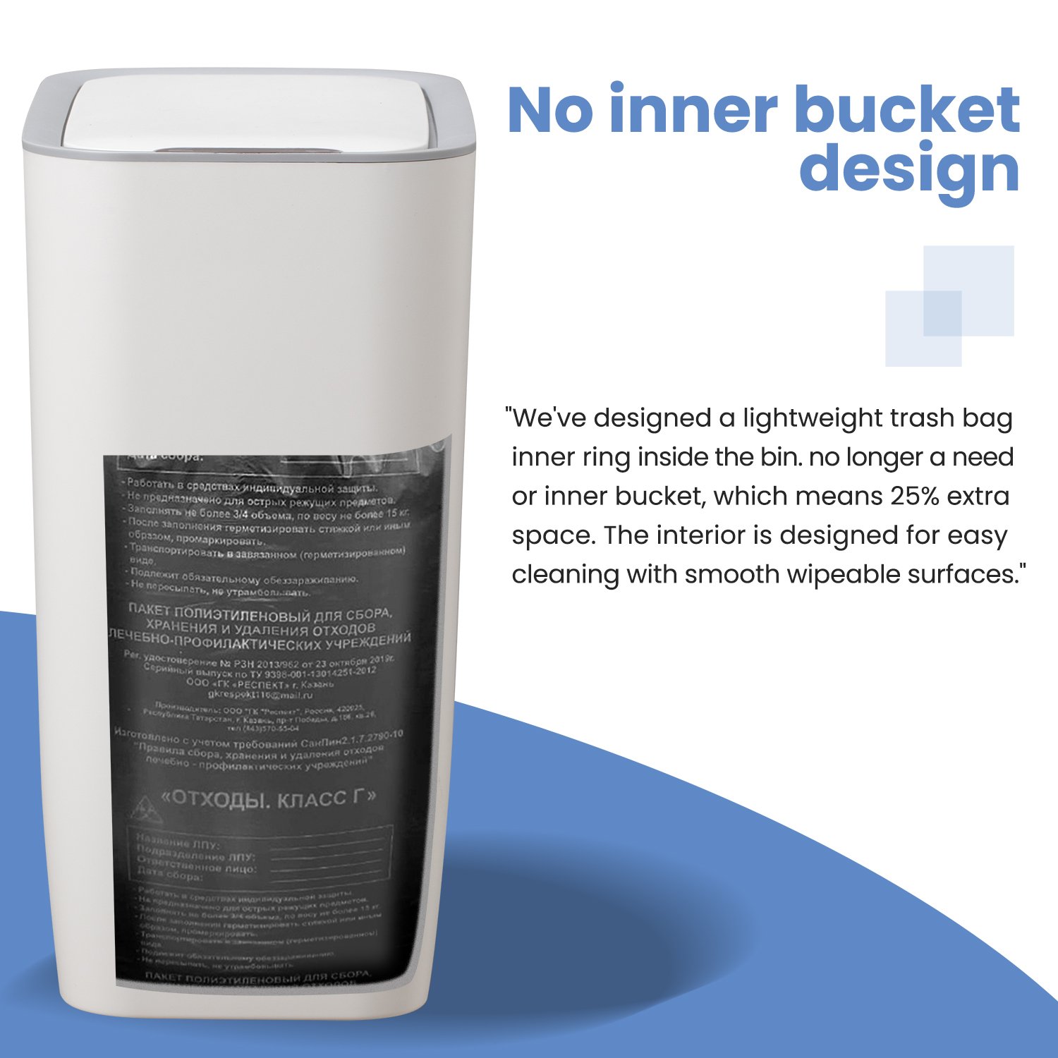 J&L OEM Household Easy-Install Non-Slip Garbage Container Durable and Secure Trash Solution Perfect for Any Home Setting