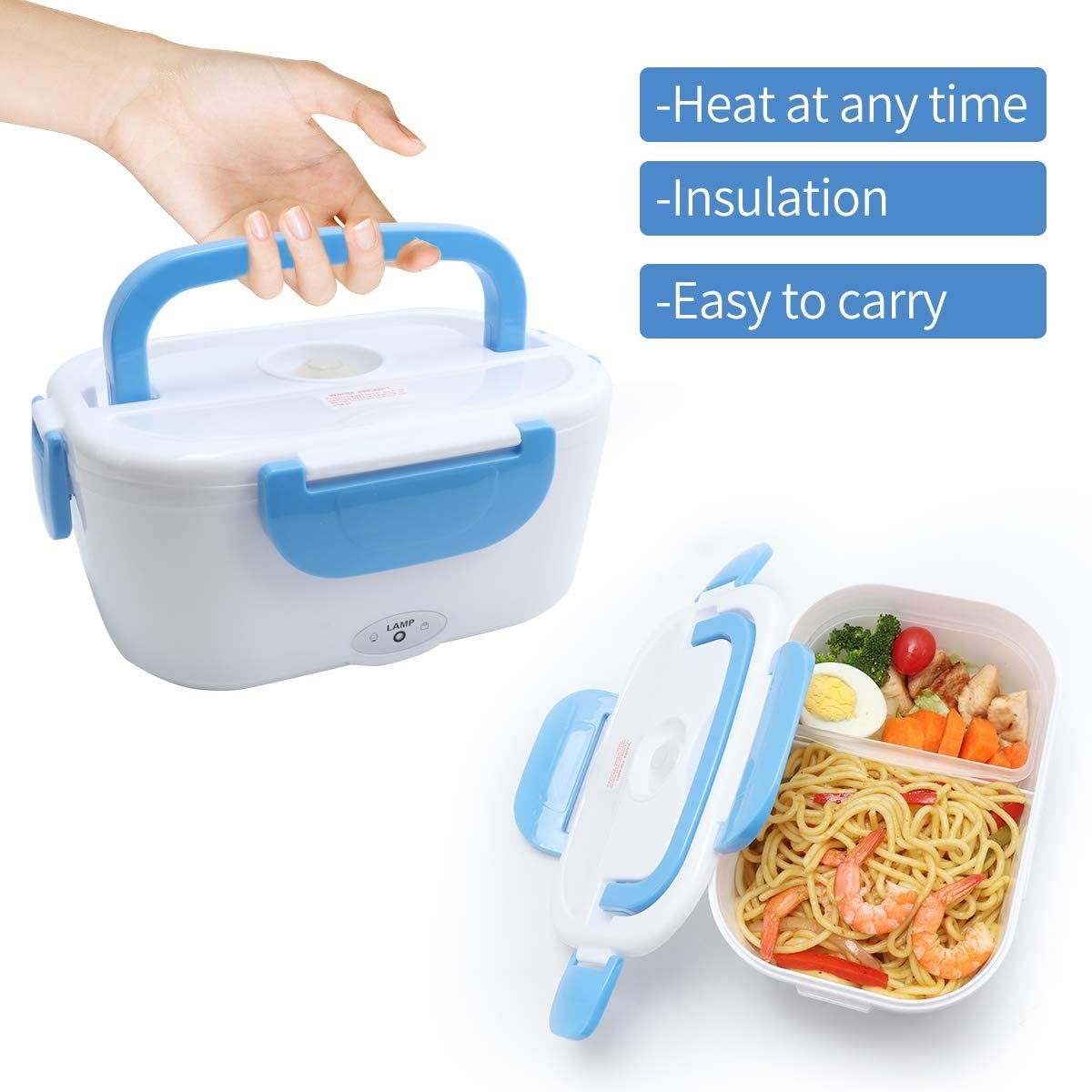 Lonchera Electrica Para Comida Lunch Box,lonchera Electrica Portatil