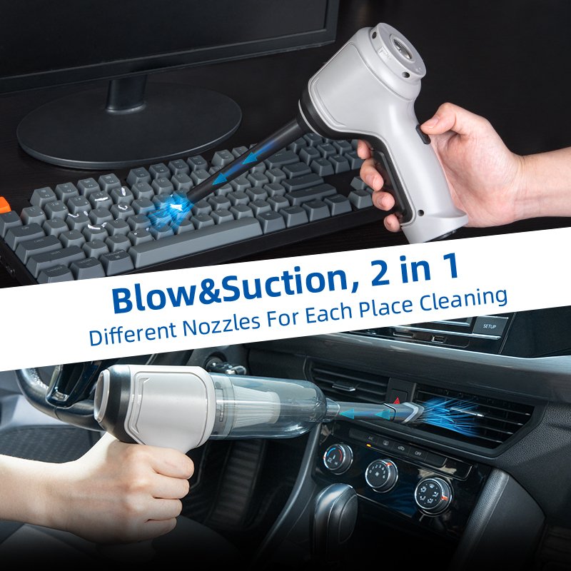120w 9000pa 2 in 1 Hand Held Auto Cacuum Cleaner Mini Wireless Portable Handheld Cordless Car Vacuum Cleaner With High Suction