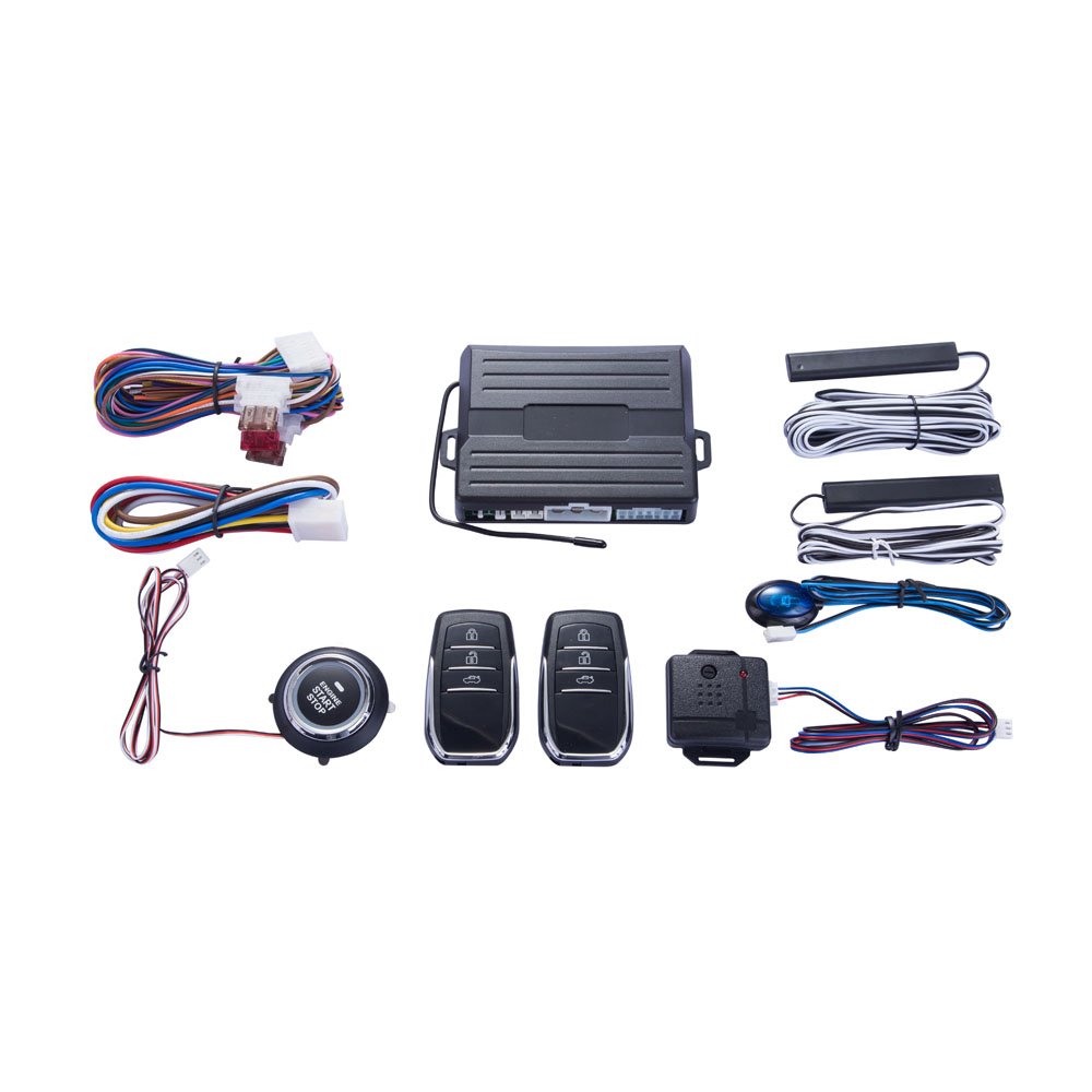 Advanced Cell Phone APP Control Car Engine Start/stop System Remote Starter Pke Push Button Bloqueo De Motor Antirrobo Auto