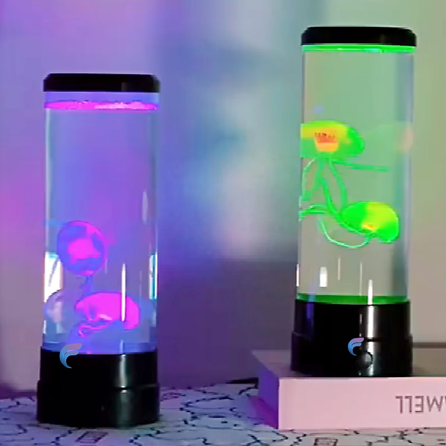 Wholesale Custom High Quality 8'' LED RGB Color Changing Liquid Floating Floor Lava Bedside Night Lamp