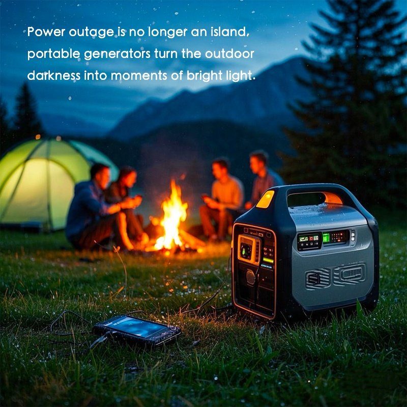 Small Power Generator 3.5~7.5KVA,for Camping Night Market Saloon Car Family and Parking Lot Use