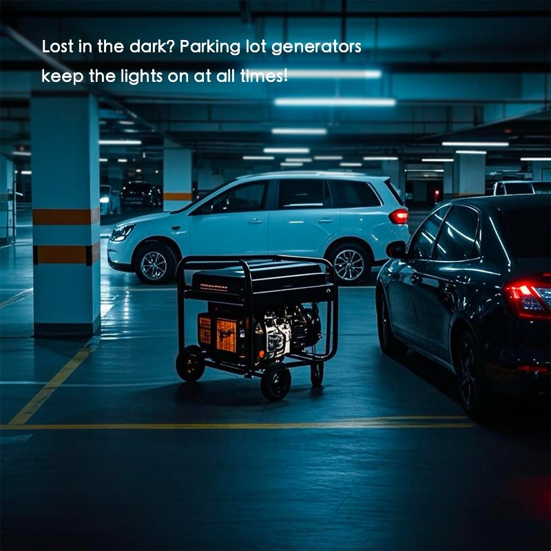 Small Power Generator 3.5~7.5KVA,for Camping Night Market Saloon Car Family and Parking Lot Use