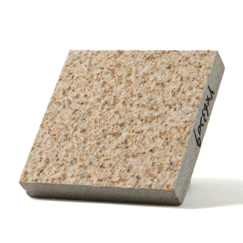 New Outdoor Paving Stone Yellow Bush-Hammered Granite Surface Tile for Exterior Paving Wall Cladding