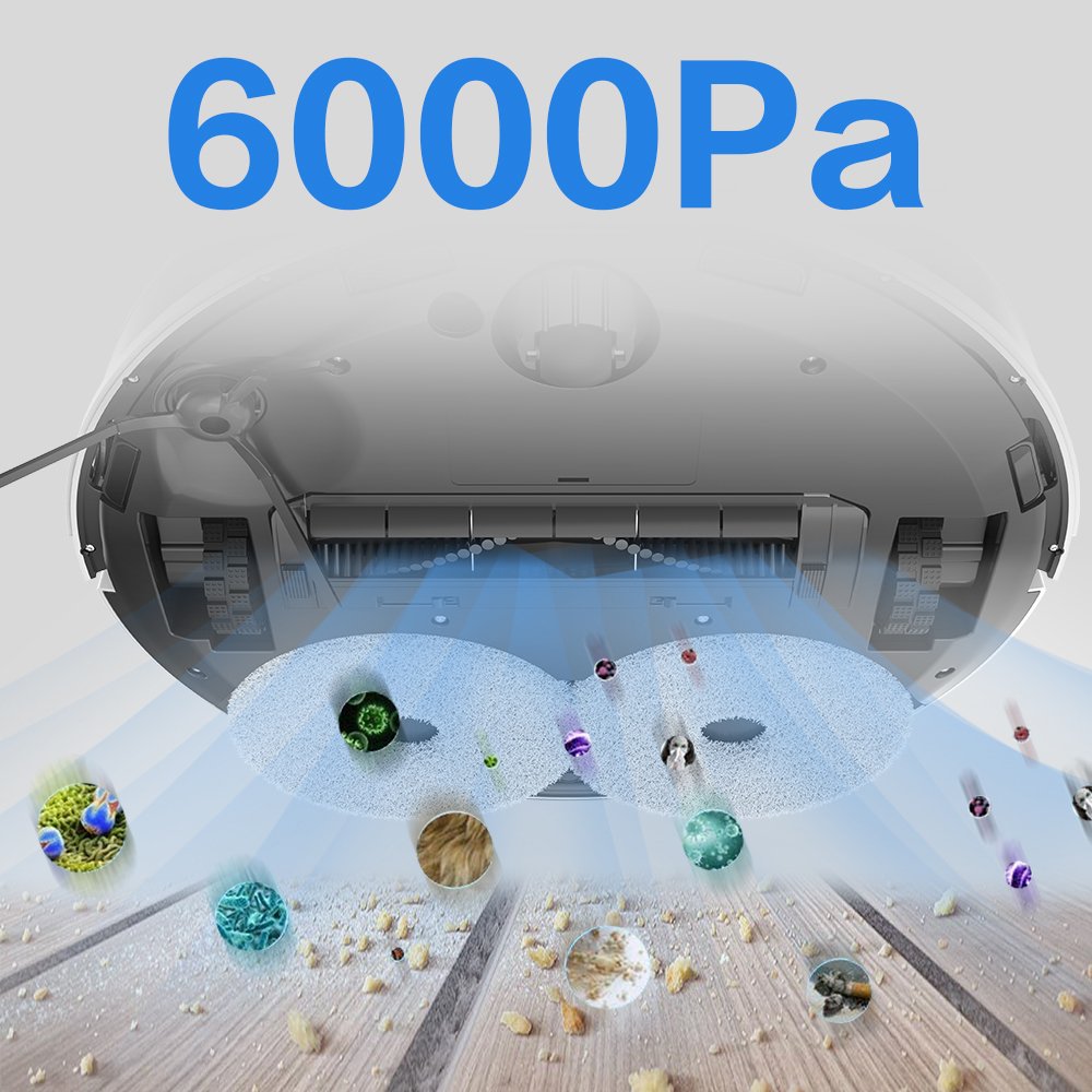 Lidar Self-Navigating Dropship Wholesale Automatic Wet and Dry Smart Mopping Sweeping Robot Vacuum Cleaner Uk