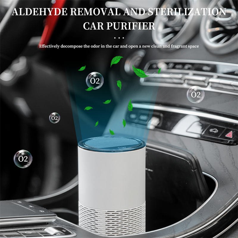 Household Portable Mini Car Fresheners Smart Auto Wireless Rechargeable Usb Electric Desktop Air Purifier With Hepa Filter