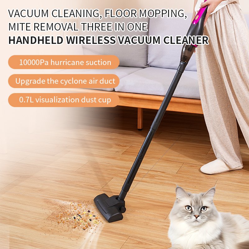 Professional Grade Easy Disassemliy Strong Suction Power Wireless Vacuum Cleaner