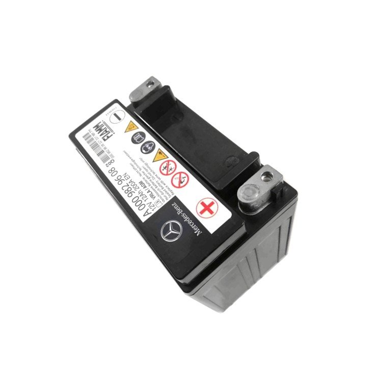 Auxiliary Backup Battery 12V 12Ah 200A for Mercedes-Benz A0009829608 for E-Class S-Class W212 W222 CLA W117