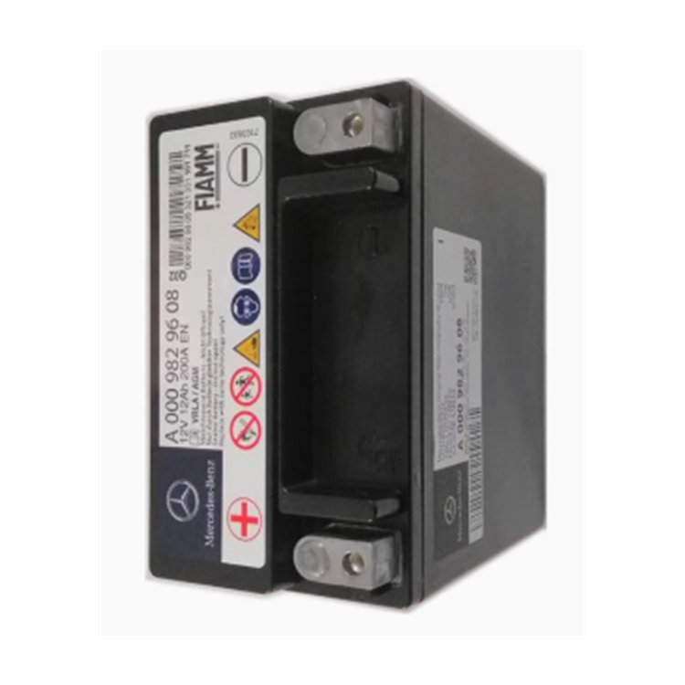 Auxiliary Backup Battery 12V 12Ah 200A for Mercedes-Benz A0009829608 for E-Class S-Class W212 W222 CLA W117